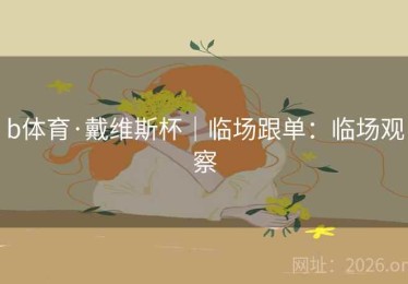 b体育·戴维斯杯｜临场跟单：临场观察