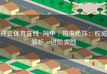 开云体育在线·阿甲｜赔率矩阵：权威解析 · 进阶实战