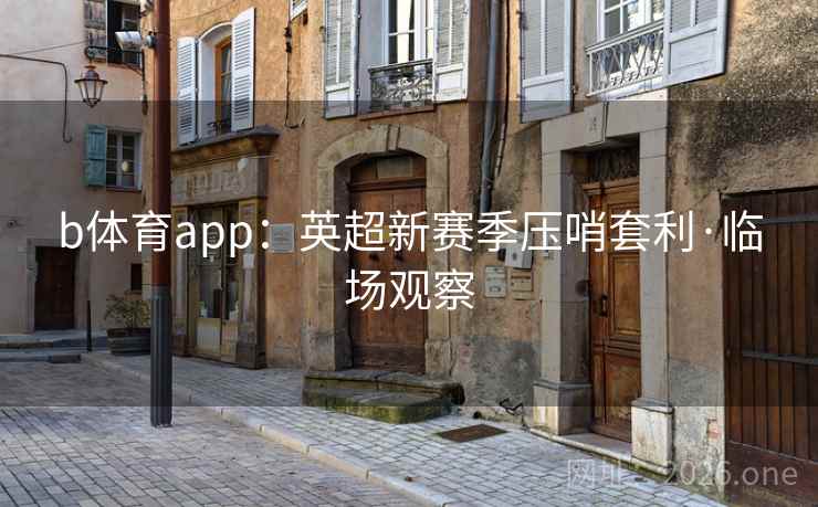 b体育app：英超新赛季压哨套利·临场观察
