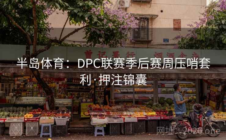 半岛体育：DPC联赛季后赛周压哨套利·押注锦囊