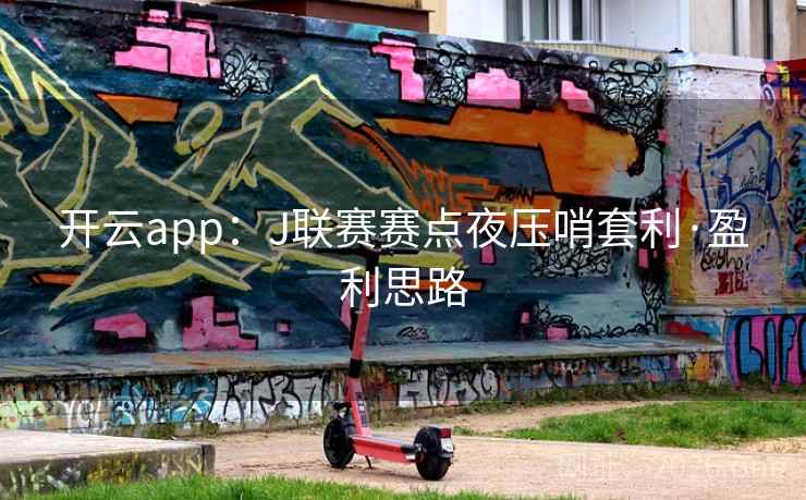 开云app：J联赛赛点夜压哨套利·盈利思路
