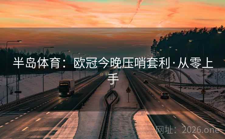 半岛体育：欧冠今晚压哨套利·从零上手